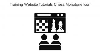 Training Website Tutorials Chess Monotone Icon In Powerpoint Pptx Png And Editable Eps Format