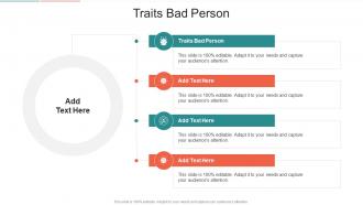 Traits Bad Person In Powerpoint And Google Slides Cpb