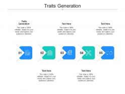 Traits generation ppt powerpoint presentation icon show cpb