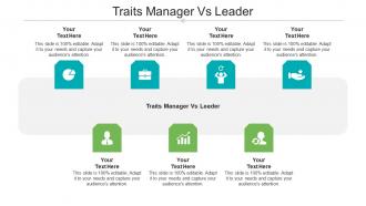 Traits manager vs leader ppt powerpoint presentation slides cpb