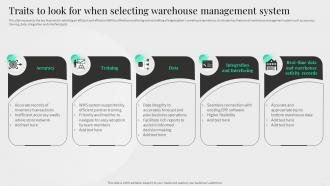 Traits To Look For When Selecting Warehouse Management System Content Management System Deployment