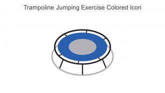 Trampoline Jumping Exercise Colored Icon In Powerpoint Pptx Png And Editable Eps Format