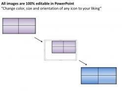 Transaction asset matrix powerpoint presentation slide template
