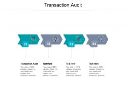 Transaction audit ppt powerpoint presentation infographic template example 2015 cpb