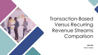 Transaction Based Versus Recurring Revenue Streams Comparison PPT Demonstration AT