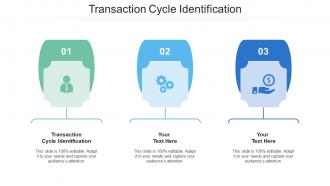 Transaction Cycle Identification Ppt Powerpoint Presentation Summary Influencers Cpb