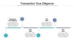Transaction due diligence ppt powerpoint presentation inspiration examples cpb