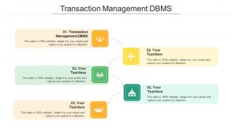 Transaction Management DBMS Ppt Powerpoint Presentation Slides Deck Cpb