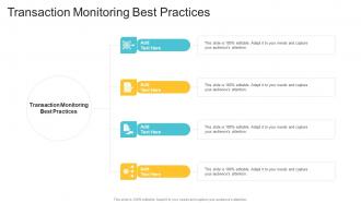 Transaction Monitoring Best Practices In Powerpoint And Google Slides Cpb