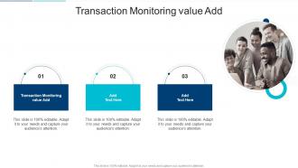 Transaction Monitoring Value Add In Powerpoint And Google Slides Cpb