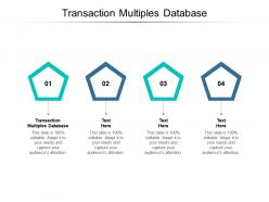 Transaction multiples database ppt powerpoint presentation model backgrounds cpb