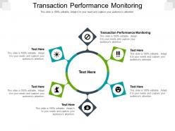 Transaction performance monitoring ppt powerpoint presentation styles rules cpb