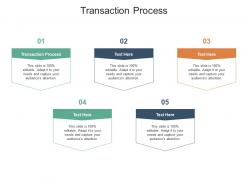Transaction process ppt powerpoint presentation outline layout ideas cpb
