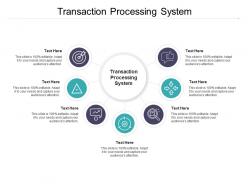Transaction processing system ppt powerpoint presentation file show cpb