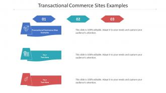 Transactional commerce sites examples ppt powerpoint presentation inspiration introduction cpb