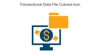 Transactional Data File Colored Icon In Powerpoint Pptx Png And Editable Eps Format