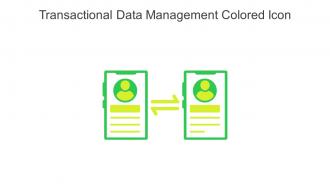 Transactional Data Management Colored Icon In Powerpoint Pptx Png And Editable Eps Format