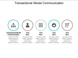 Transactional model communication ppt powerpoint presentation styles rules cpb
