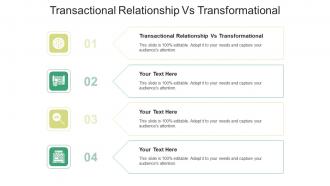 Transactional relationship vs transformational ppt powerpoint presentation professional guidelines cpb