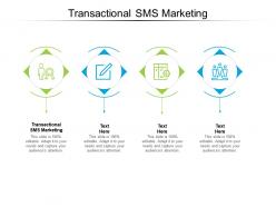 Transactional sms marketing ppt powerpoint presentation icon picture cpb