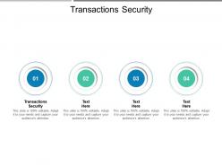 Transactions security ppt powerpoint presentation model gallery cpb