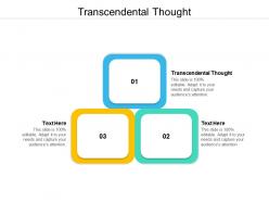 Transcendental thought ppt powerpoint presentation gallery influencers cpb