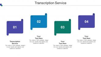 Transcription Service Ppt Powerpoint Presentation Icon Information Cpb