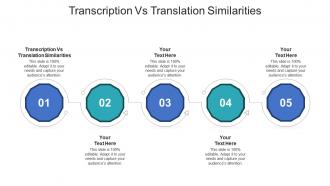 Transcription vs translation similarities ppt powerpoint presentation layouts themes cpb