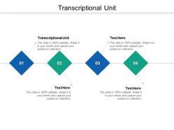 Transcriptional unit ppt powerpoint presentation background designs cpb