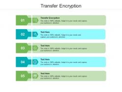 Transfer encryption ppt powerpoint presentation visual aids portfolio cpb