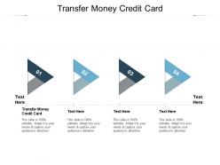 Transfer money credit card ppt powerpoint presentation infographics example introduction cpb