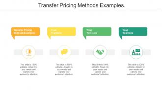 Transfer Pricing Methods Examples Ppt Powerpoint Presentation Model Graphics Example Cpb
