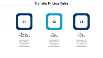 Transfer pricing rules ppt powerpoint presentation ideas templates cpb