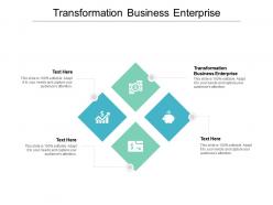 Transformation business enterprise ppt powerpoint presentation summary template cpb