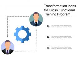 Transformation icons for cross functional training program