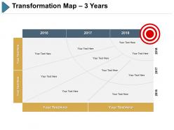 Transformation map 3 years ppt slides visual aids