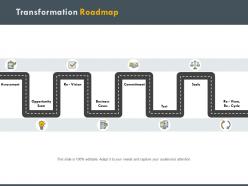 Transformation roadmap opportunity h196 ppt powerpoint presentation professional graphics design