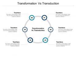 Transformation vs transduction ppt powerpoint presentation styles ideas cpb