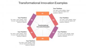 Transformational innovation examples ppt powerpoint presentation gallery icon cpb