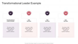 Transformational Leader Example In Powerpoint And Google Slides Cpb