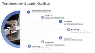 Transformational Leader Qualities In Powerpoint And Google Slides Cpb