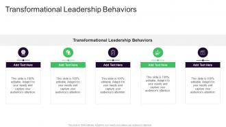 Transformational Leadership Behaviors In Powerpoint And Google Slides Cpb