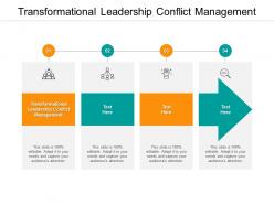 Transformational leadership conflict management ppt powerpoint pictures clipart cpb