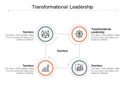 Transformational leadership ppt powerpoint presentation gallery example cpb