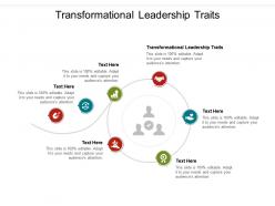 Transformational leadership traits ppt powerpoint presentation inspiration templates cpb