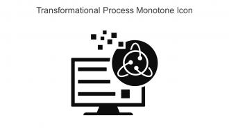 Transformational Process Monotone Icon In Powerpoint Pptx Png And Editable Eps Format
