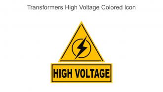 Transformers High Voltage Colored Icon In Powerpoint Pptx Png And Editable Eps Format