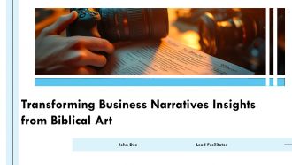 Transforming Business Narratives Insights From Biblical Art PPT Example ACP