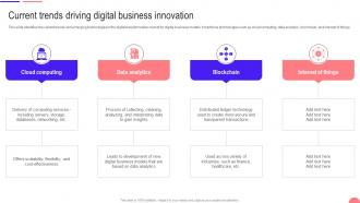 Transforming From Traditional Current Trends Driving Digital Business Innovation DT SS