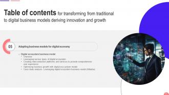 Transforming From Traditional To Digital Business Models Deriving Innovation And Growth DT CD Appealing Impactful